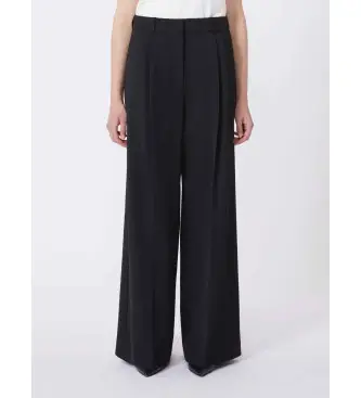 per donna 2615131061600 Pantaloni neri Wkdasta (36), Nero, Casual, Poliestere