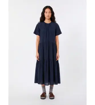 per donna 2615231012600 Abito blu navy Wkdalloro (38), Casual, Sintetico, Manica corta