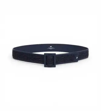 per donna 2615501015600 Cintura Wka Bocca blu navy effetto rafia (S), Casual