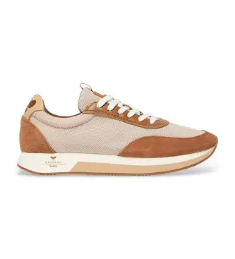 per donna 2615761054600 Sneakers color cammello Wkararo (36), Pelle, Marrone, Basso, Stringhe, Casual