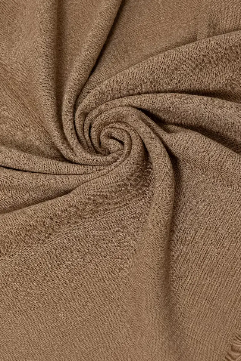 scialle con aggiunta di cachemire FLAVIONEW donna colore marrone 2525546025600 miniatura 2