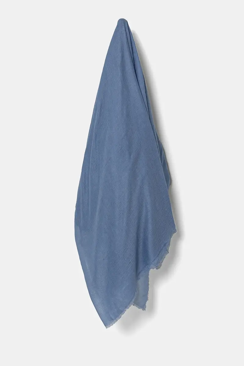 scialle con aggiunta di lana donna colore blu 2515541014600