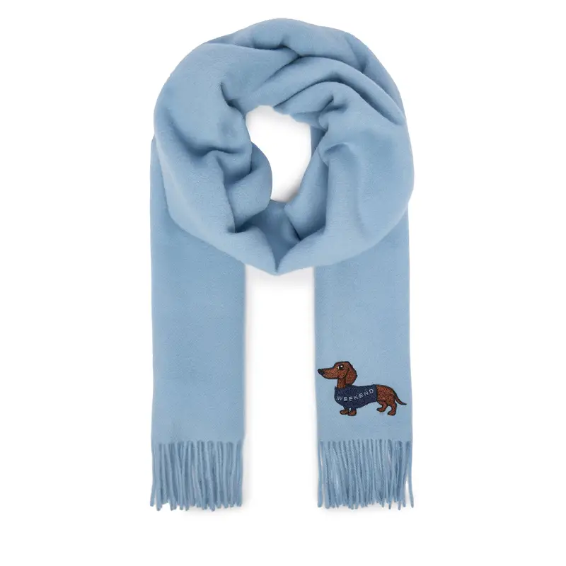 Sciarpa Weekend Max Mara Fascia 2615541034 Celeste