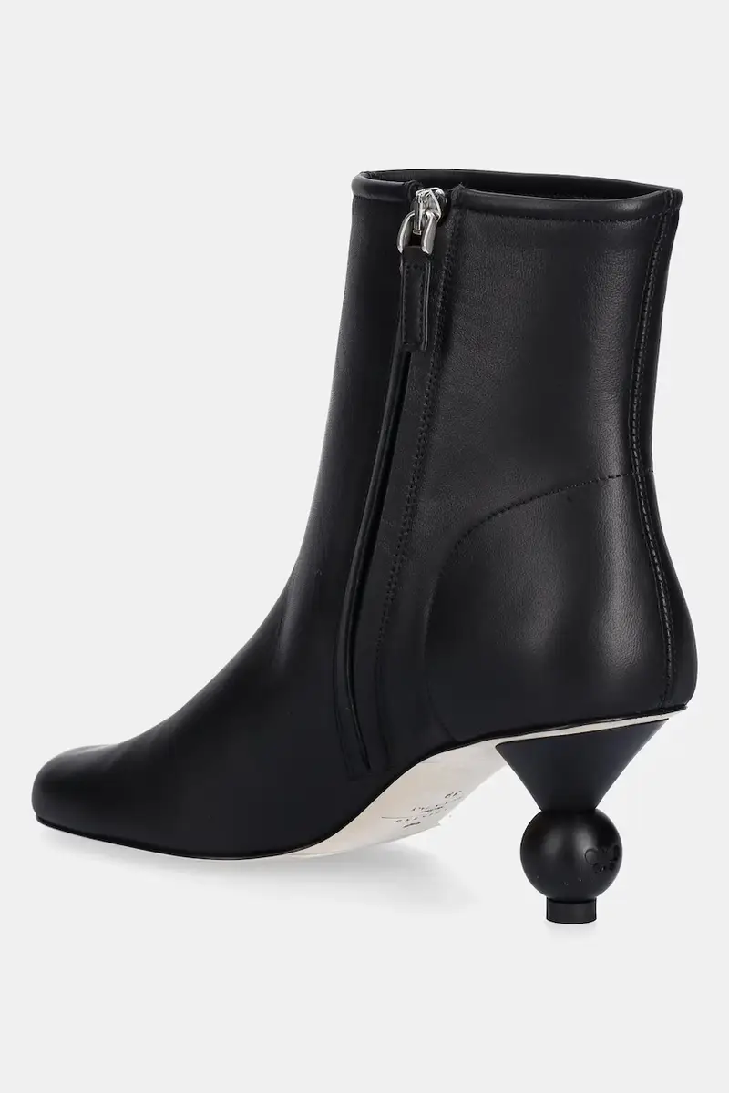 stivaletti alla caviglia in pelle Acro donna colore nero 2525796014600 miniatura 3