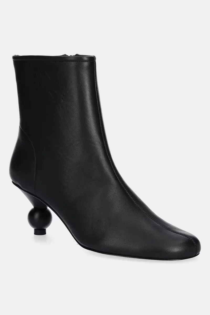 stivaletti alla caviglia in pelle Acro donna colore nero 2525796014600