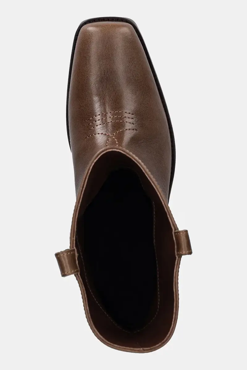 stivaletti alla caviglia in pelle Ranch donna colore marrone 2525796034600 miniatura 4