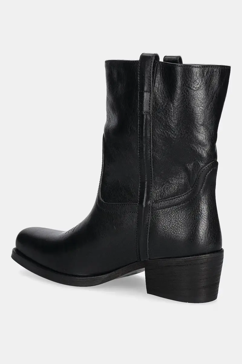 stivaletti alla caviglia in pelle Ranch donna colore nero 2525796034600 miniatura 3