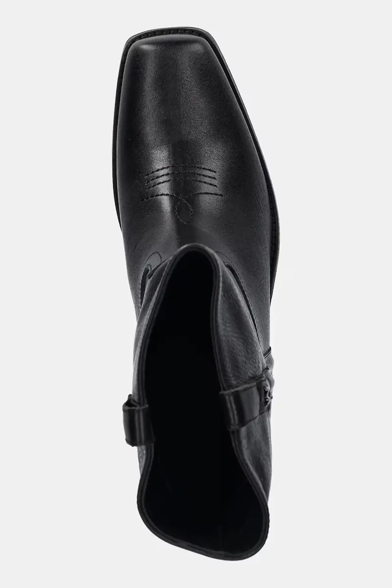 stivaletti alla caviglia in pelle Ranch donna colore nero 2525796034600 miniatura 4