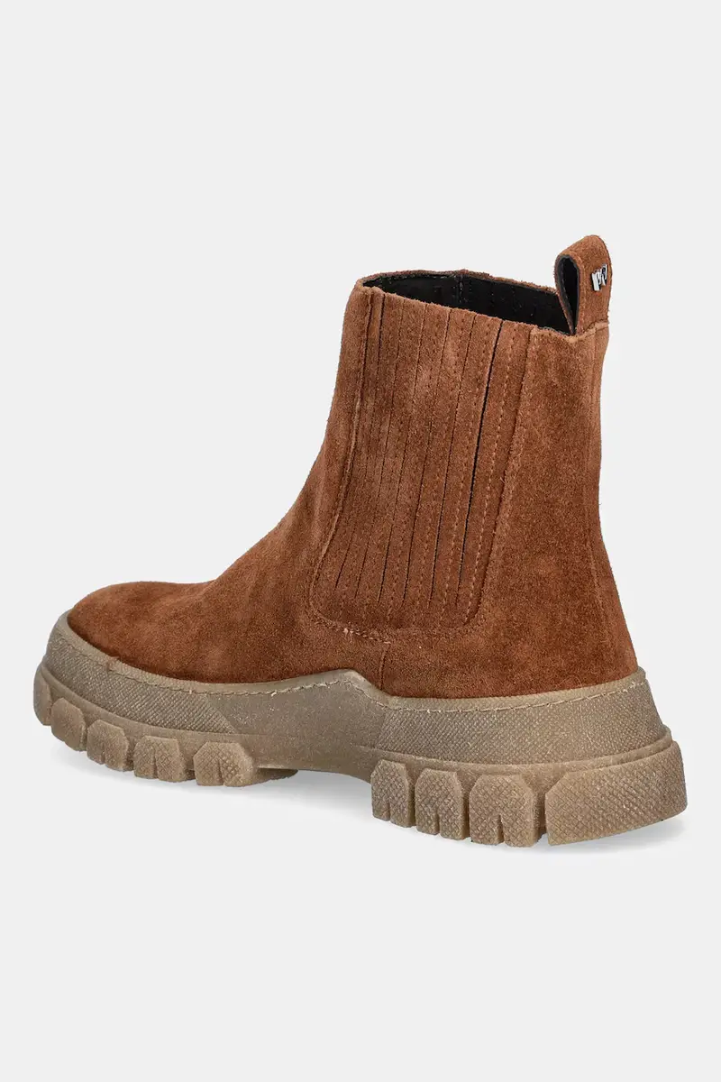 Weekend Max Mara Stivaletti Chelsea Donna Marrone 3842812 miniatura 3