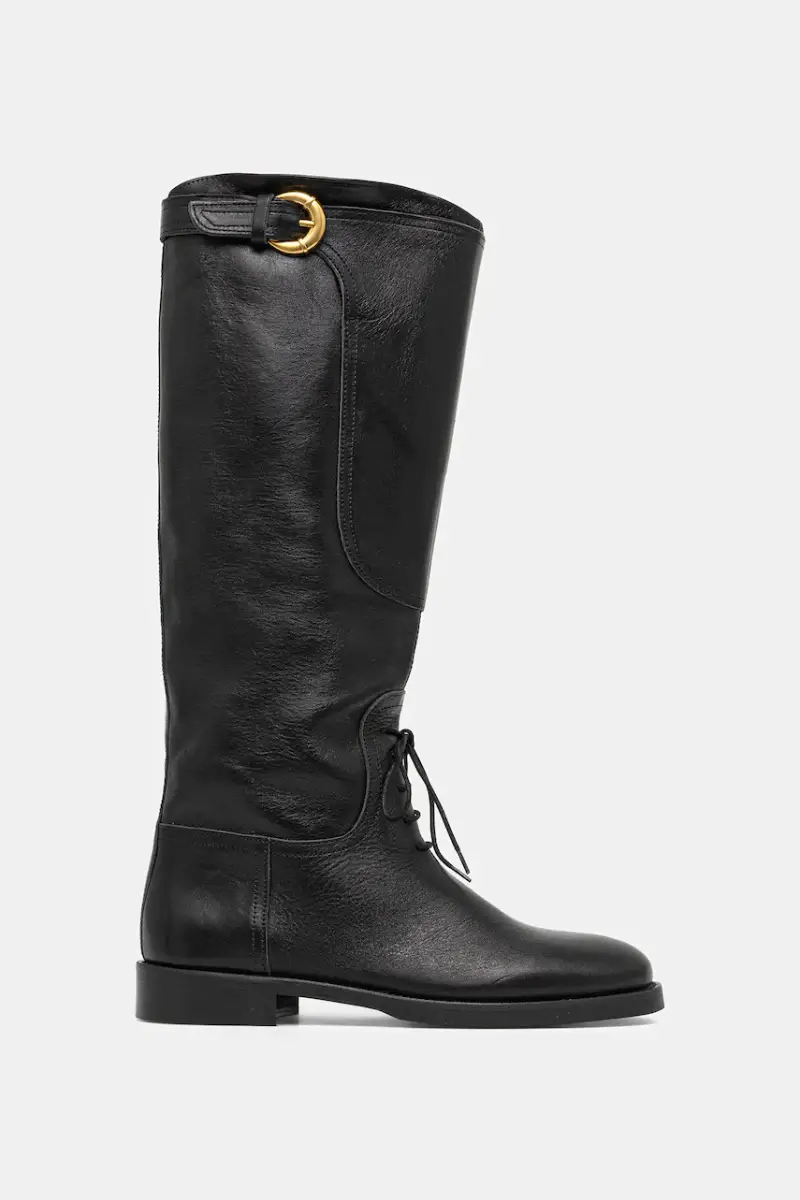 stivali in pelle Visby donna colore nero 2525796015600 miniatura 2