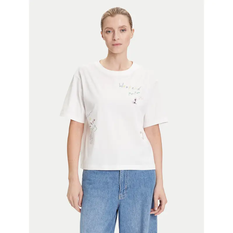 Weekend Max Mara T-shirt Bianco 3413215