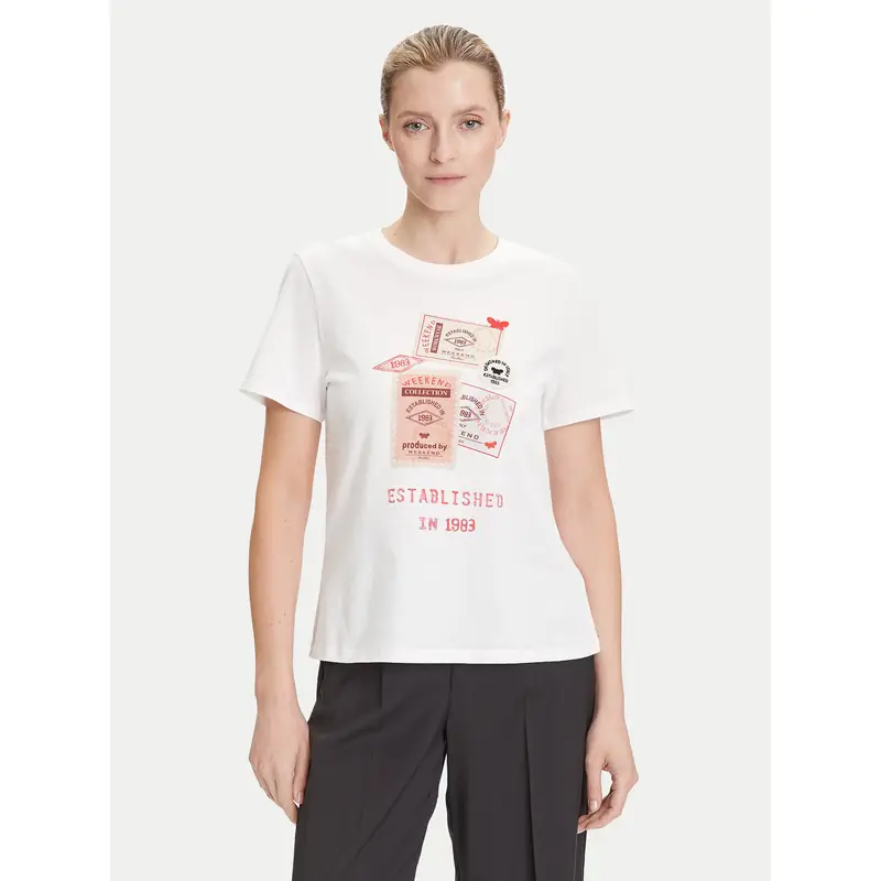 Weekend Max Mara T-shirt Bianco 3413218