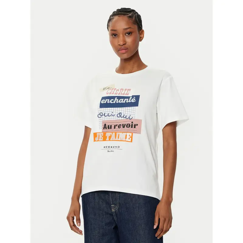 Weekend Max Mara T-shirt Bianco 3757765
