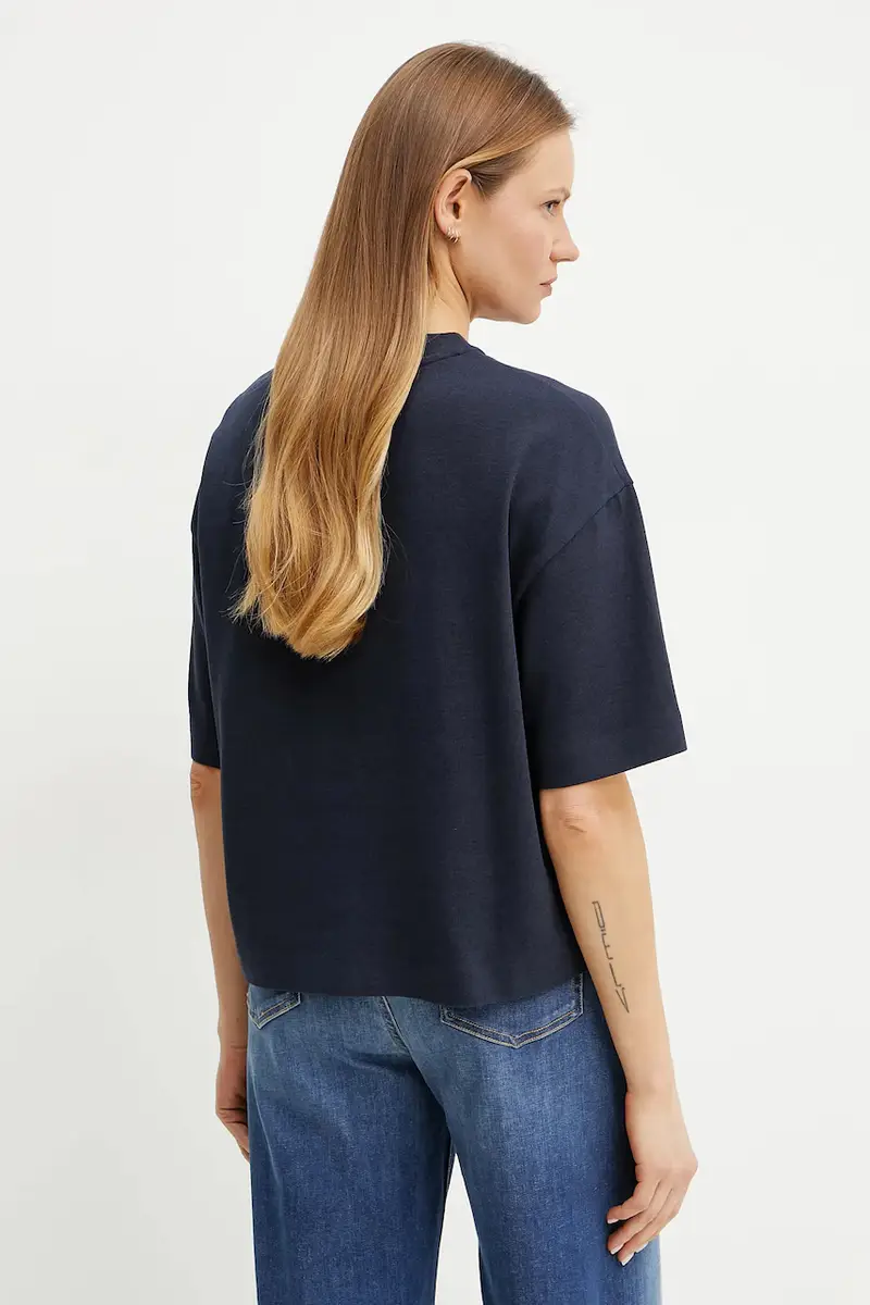 Weekend Max Mara T-shirt Donna Blu 3314680 miniatura 3