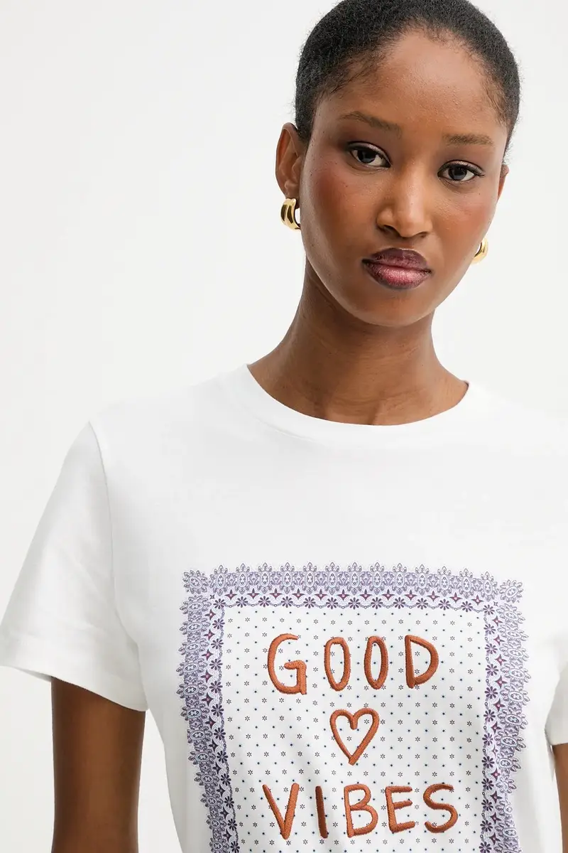 Weekend Max Mara T-shirt Donna Bianco 3840579 miniatura 4