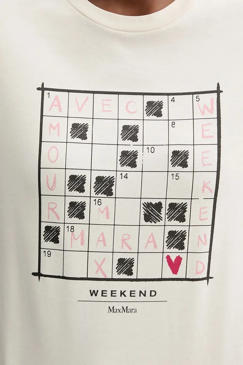 Weekend Max Mara T-shirt Donna Beige 3840162 miniatura 5