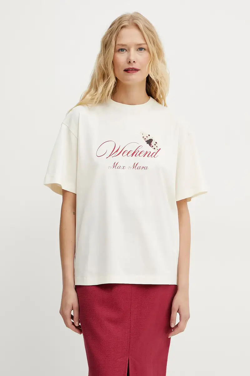 Weekend Max Mara T-shirt Donna Beige 3292511