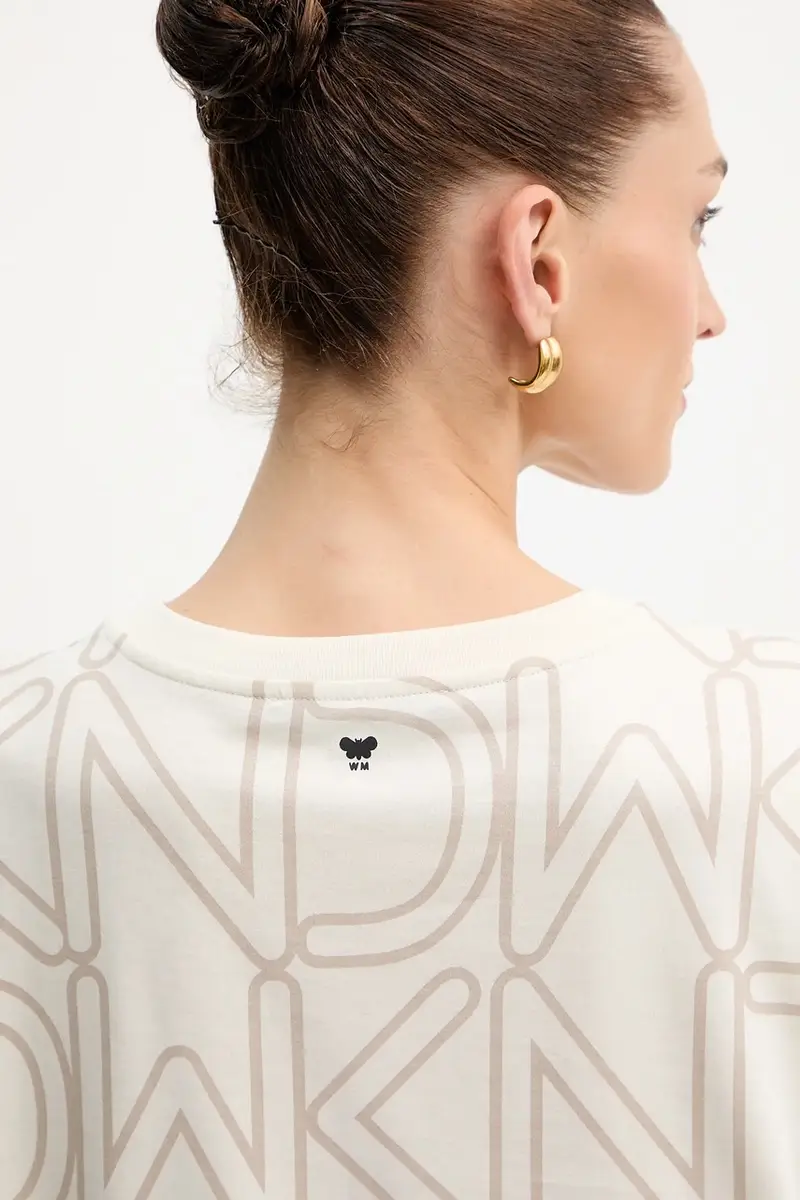Weekend Max Mara T-shirt Donna Beige 3840071 miniatura 5