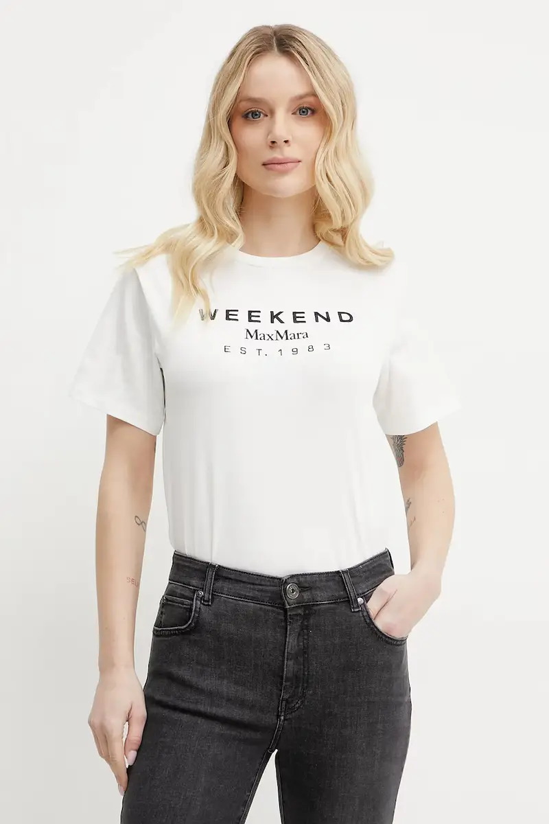 Weekend Max Mara T-shirt Donna Bianco 3124410