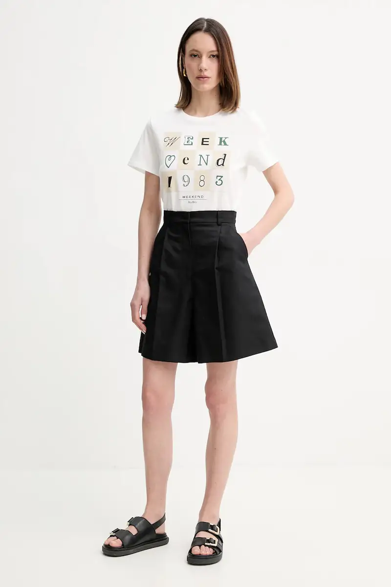 Weekend Max Mara T-shirt Donna Bianco 3124408 miniatura 2