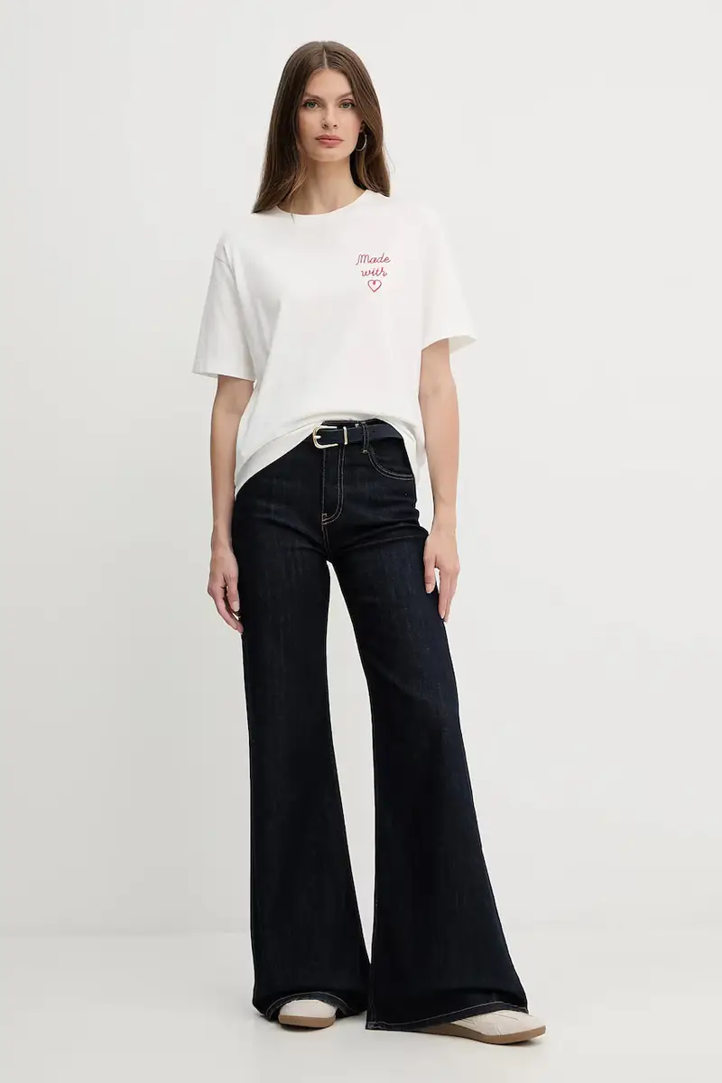Weekend Max Mara T-shirt Donna Bianco 3840613 miniatura 2