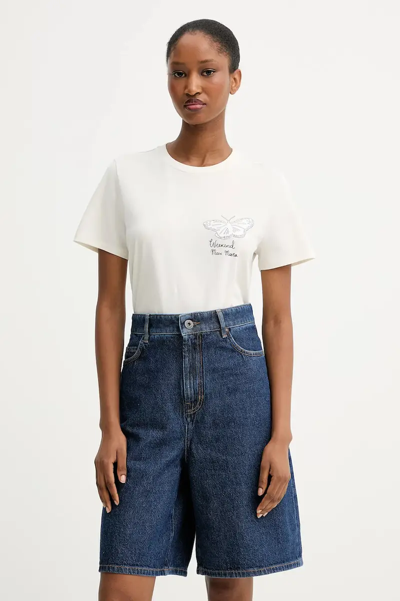 Weekend Max Mara T-shirt Donna Beige 3840030