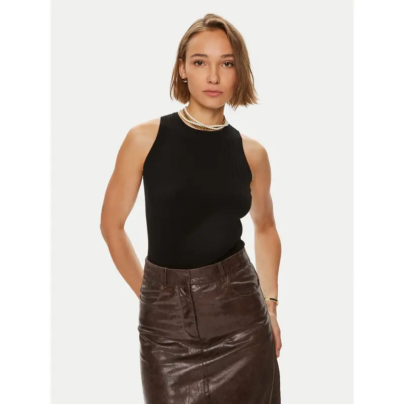 Top Olimpo 2425366021 Nero Slim Fit