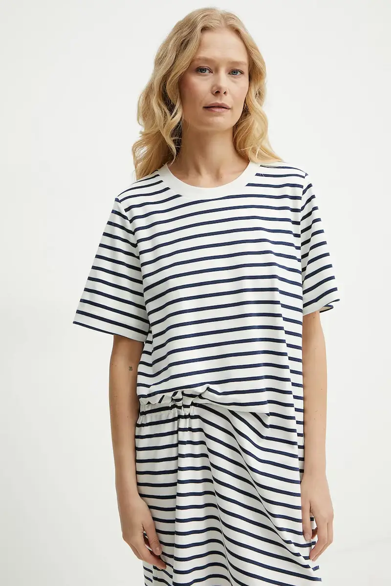 vestito in cotone colore bianco 2515621012600 miniatura 2