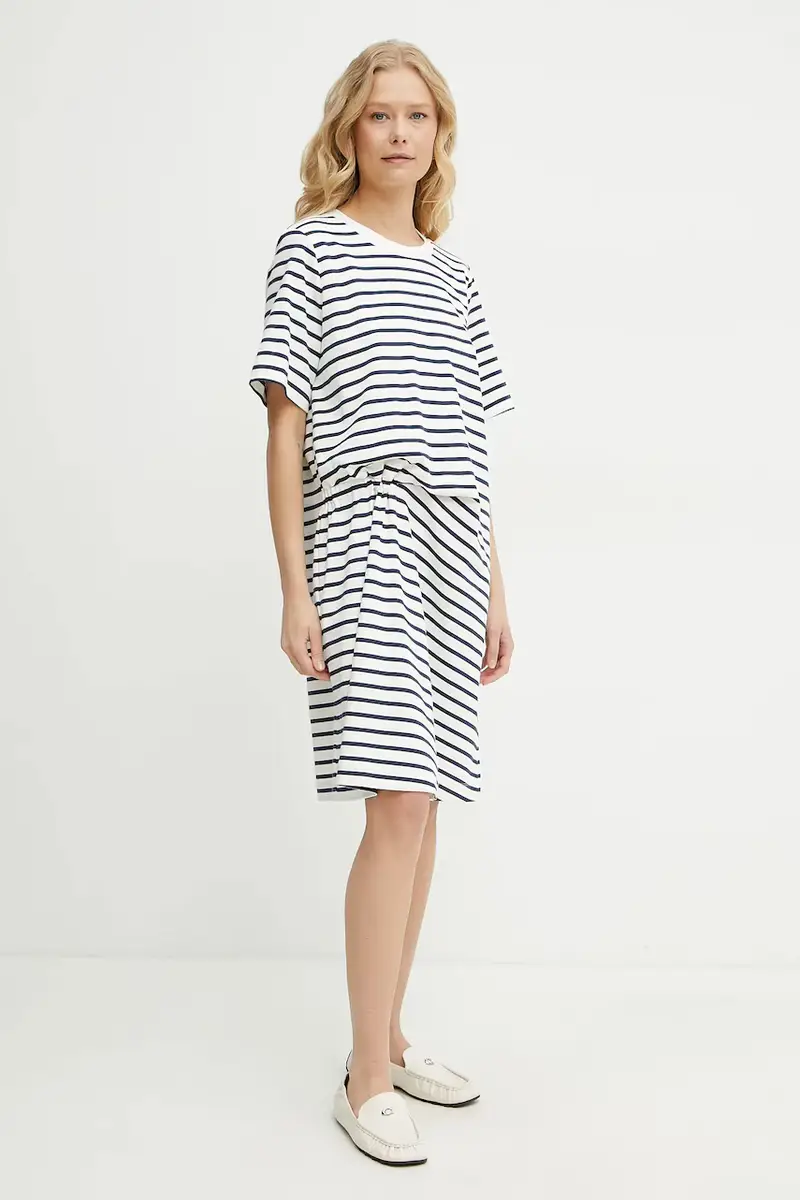 vestito in cotone colore bianco 2515621012600 miniatura 4