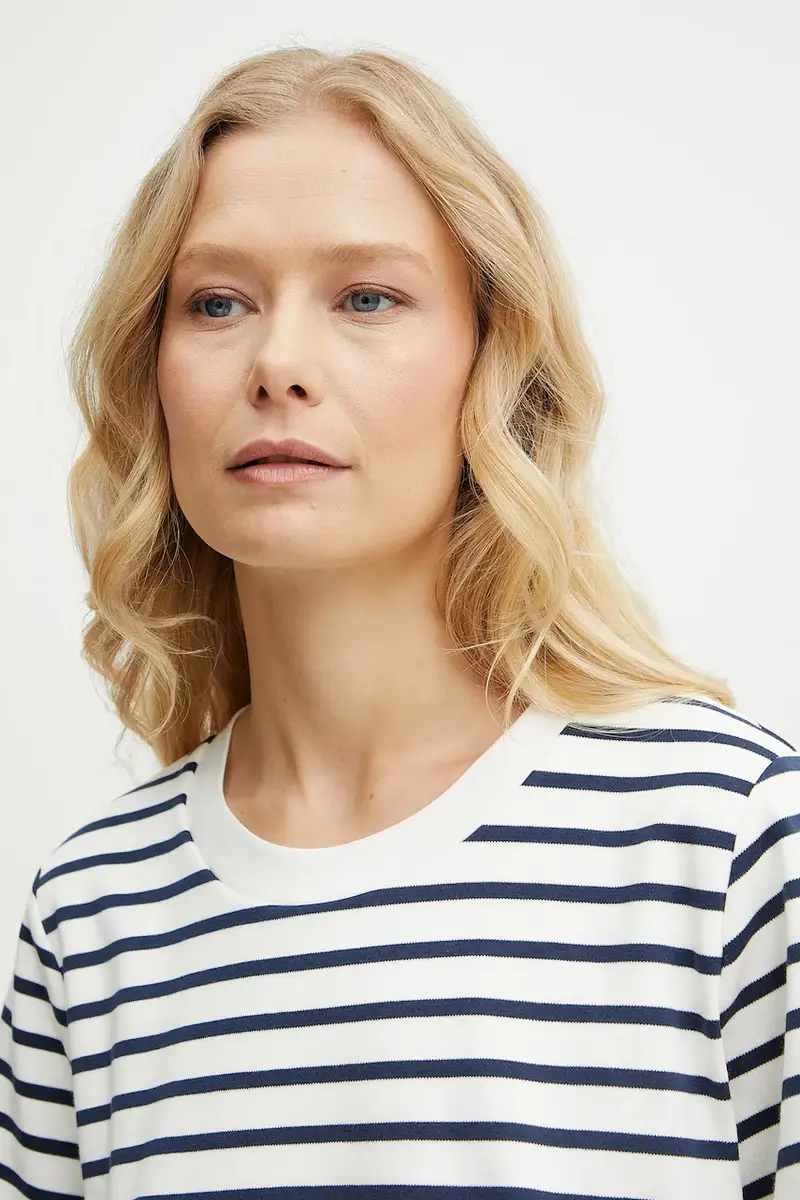 vestito in cotone colore bianco 2515621012600 miniatura 5