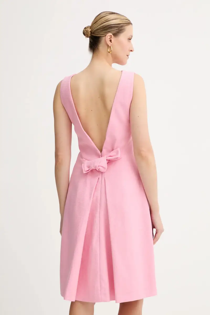 vestito in cotone colore rosa 2515221016600 miniatura 3