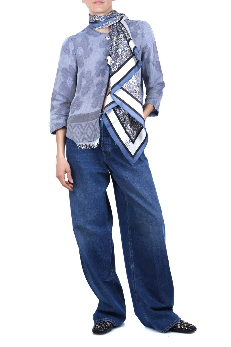 Sciarpa - 470647 - Fantasia Blu miniatura 2