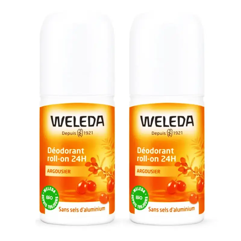 Olivello spinoso Deodorante Roll-on 24h 2x50ml