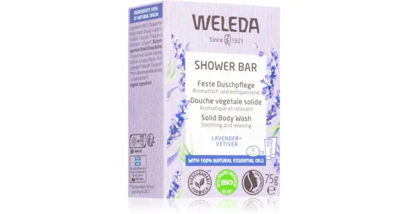 Sapone Rilassante Lavanda Lavanda + Vetiver (Barra Doccia) 75 g