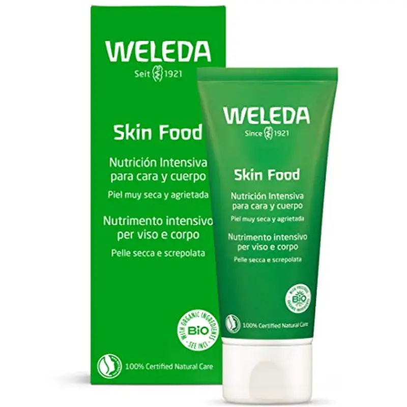 Weleda Skin Food Crema Multifunzione, crema per nutrimento intenso di pelle secca e screpolata di mani, corpo, piedi e viso (1x 30ml)