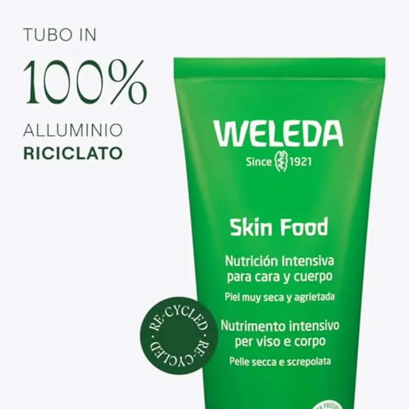 Weleda Skin Food Crema Multifunzione, crema per nutrimento intenso di pelle secca e screpolata di mani, corpo, piedi e viso (1x 75ml) miniatura 3