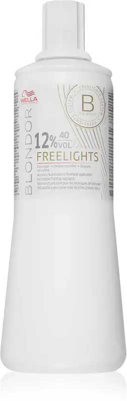 Blondor Freelights 12% 40 VOL. - Evidenziatore sviluppatore - 1000ml