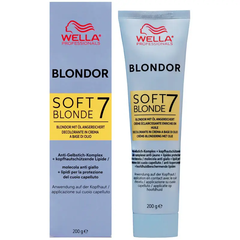 Blondor Soft Blonde 7 Crema decolorante per capelli 200g