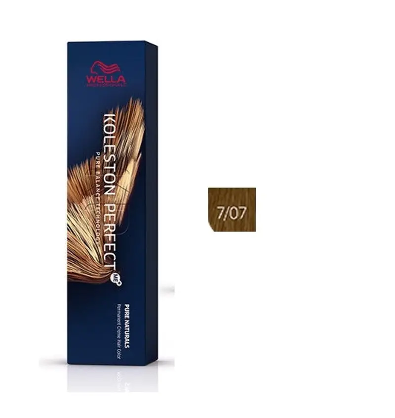 Wella Koleston Perfect - 7/07 Biondo Medio Naturale Sabbia