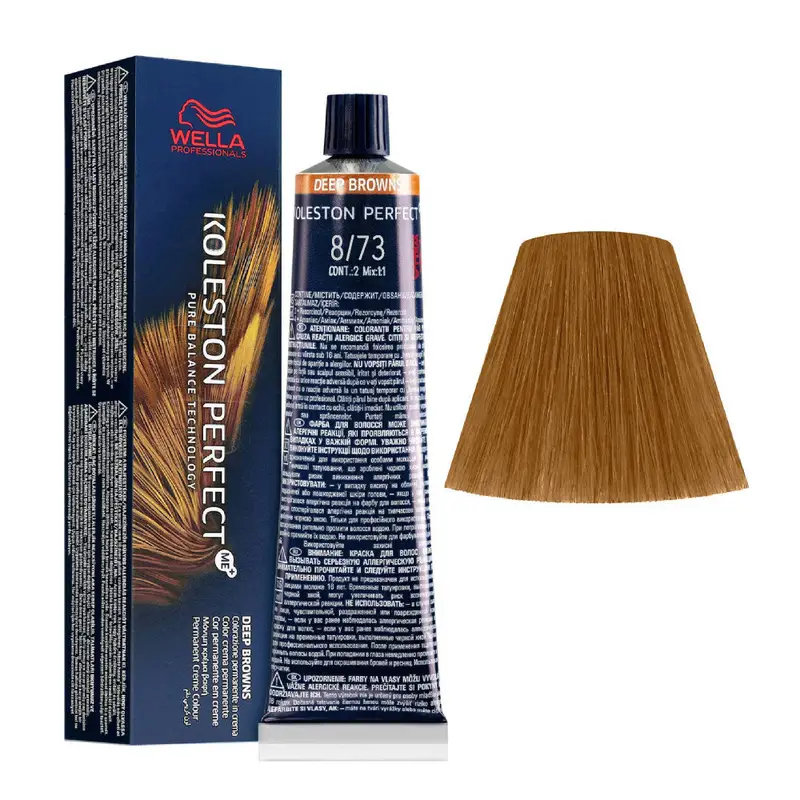 Wella Koleston Perfect - 8/73 Biondo Chiaro Sabbia Dorato