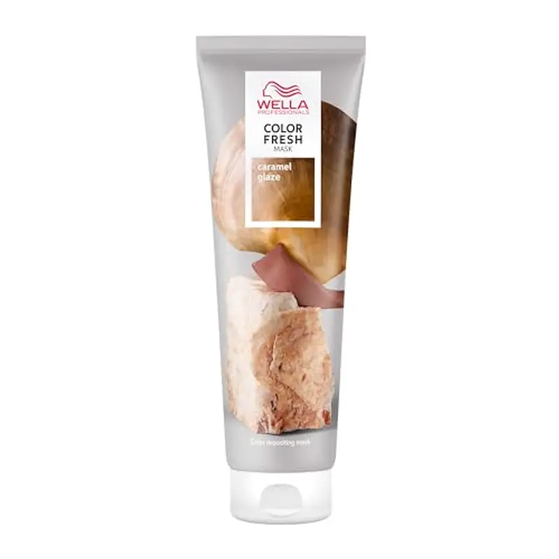 Wella Professionals COLOR FRESH MASK Caramel Glaze | Maschera Colorata Capelli, Tintura Semipermanente | Trattamento Rinfrescante Colore Temporaneo | Per Tutti i Tipi di Capelli, 150ml