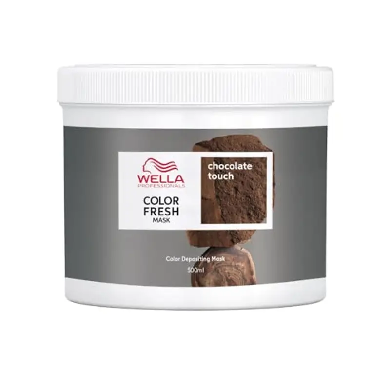 Wella Professionals COLOR FRESH MASKS Chocolate Touch Mask | Maschera Colorata Capelli, Tintura Semipermanente | Trattamento Rinfrescante Colore Temporaneo | Per Tutti i Tipi di Capelli, 500ml