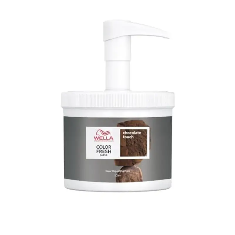 Wella Professionals COLOR FRESH MASKS Chocolate Touch Mask | Maschera Colorata Capelli, Tintura Semipermanente | Trattamento Rinfrescante Colore Temporaneo | Per Tutti i Tipi di Capelli, 500ml miniatura 2