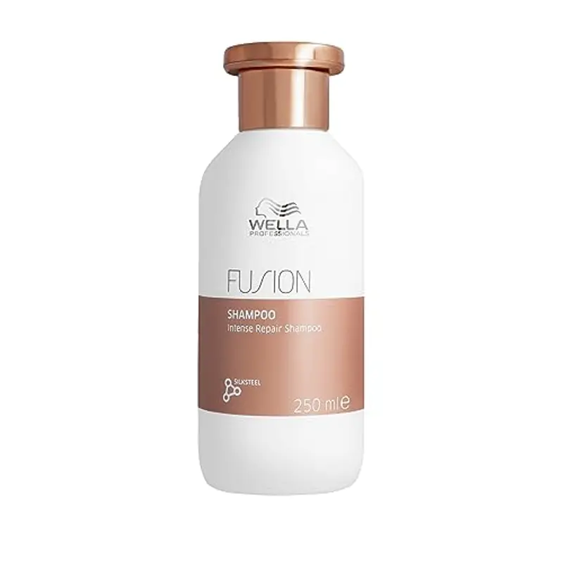 Wella Professionals Fusion Shampoo - Ottimo trio Wella con balsamo capelli e maschera capelli - Shampoo professionale