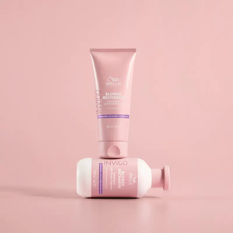 Invigo INVIGO BLONDE RECHARGE Cool Color Refreshing Conditioner - Capelli colorati miniatura 5