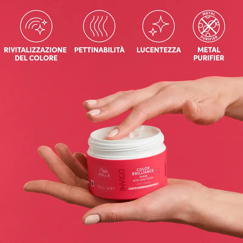 Invigo INVIGO COLOR BRILLIANCE FINE Vibrant Color Mask - Capelli colorati miniatura 2