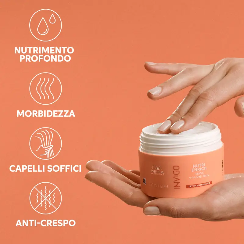 Invigo INVIGO NUTRI ENRICH Deep Nourishing Mask - Maschera capelli secchi, Capelli secchi miniatura 2