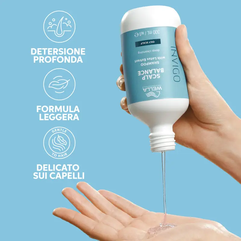 Invigo INVIGO SCALP BALANCE Deep Cleansing Shampoo - Shampoo purificante, Capelli grassi miniatura 2