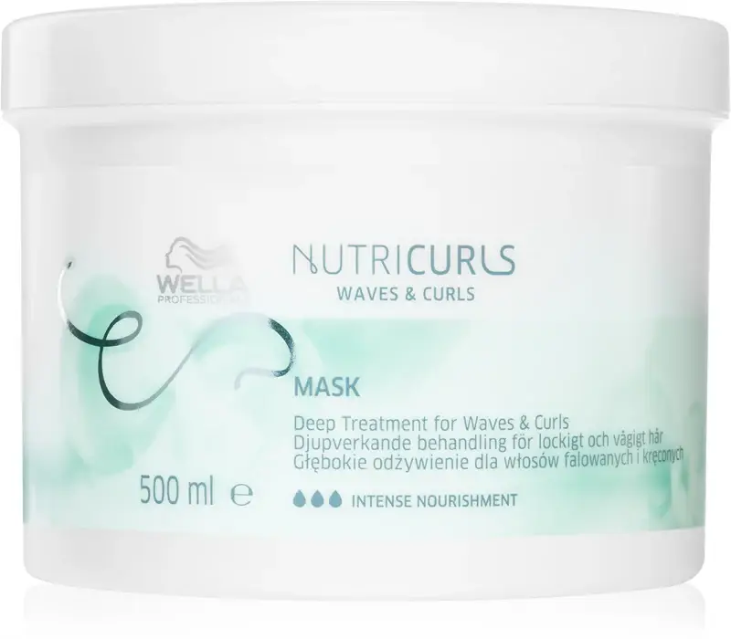 Professionals Nutri maschera lisciante per capelli mossi e ricci 500 ml