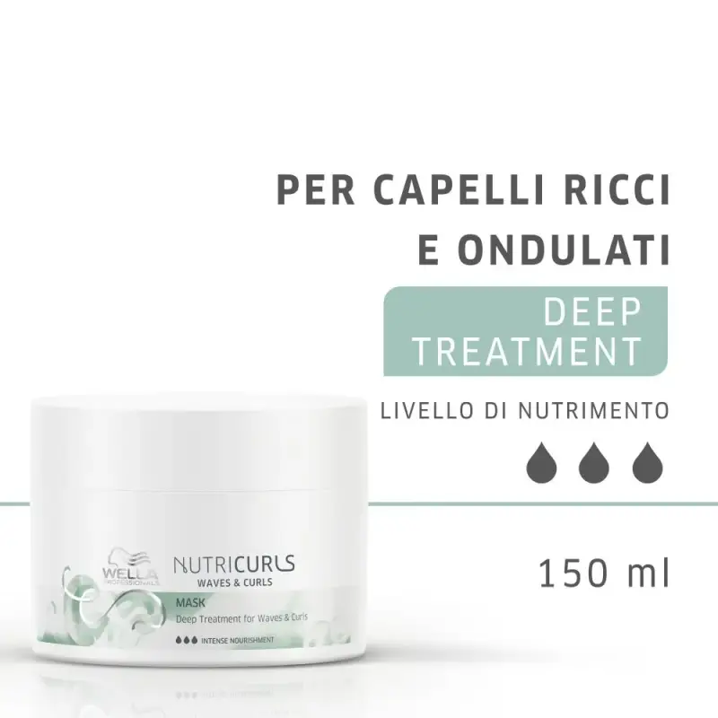 Nutricurls Nutricurls Maschera - Maschera capelli ricci, Capelli ricci miniatura 2